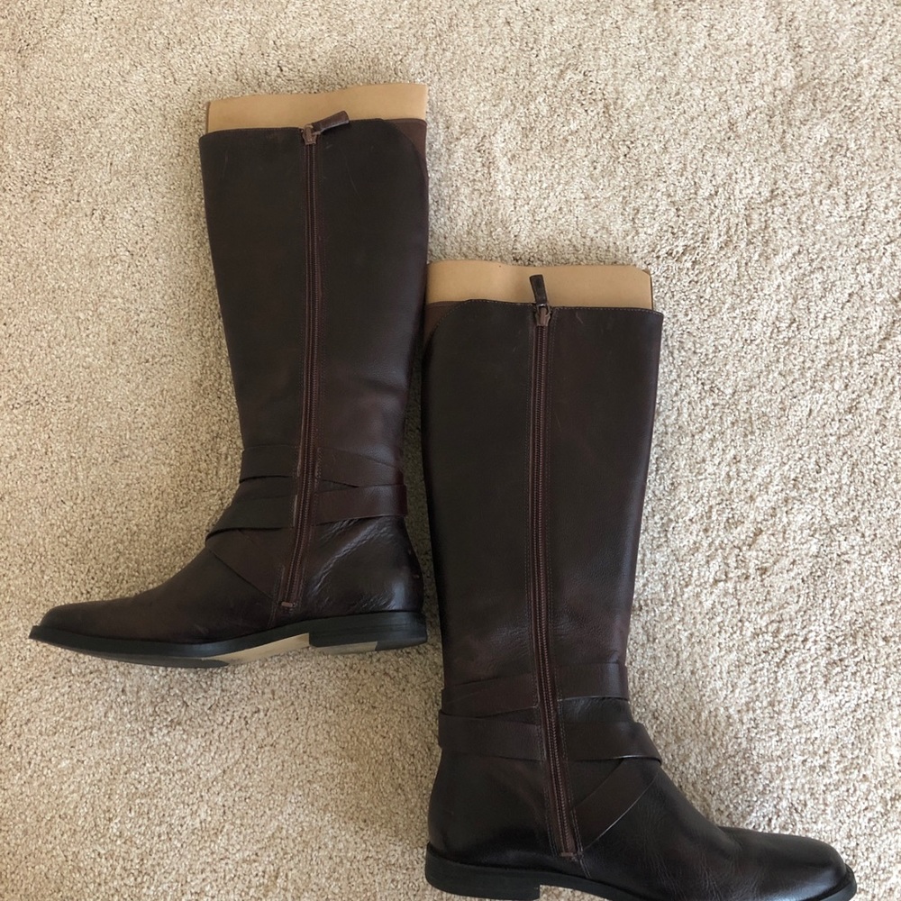 Cole Haan tall brown boots